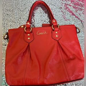 Coach orange bag